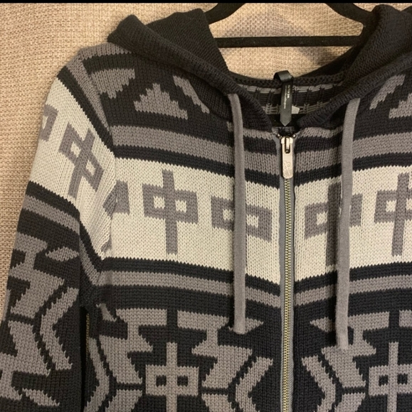RDS zip up knit sweater - Picture 3 of 12